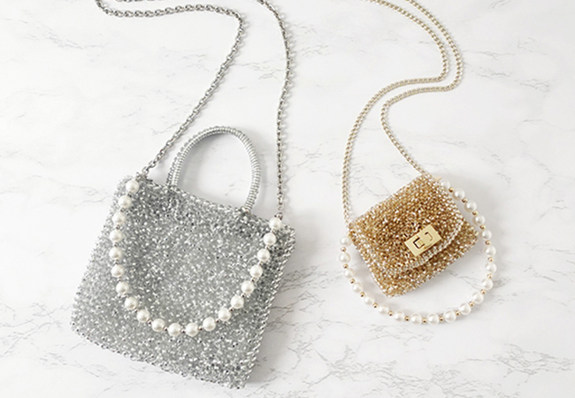 スタンダード ミニアトゥーラ/シルバー、ペルラーティ/シルバー、ルッケット ミニアトゥーラ/シルバーゴールド、ペルラーティ/シャンパンゴールド