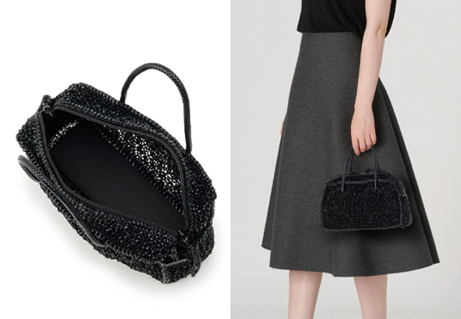 ボクシー/ミディアム/エナメルブラック