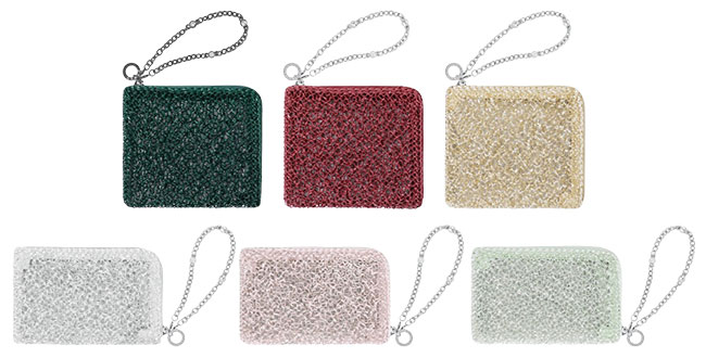 ポルタフォーリオ/フラグメントケース/エナメルフォレストグリーン,ポルタフォーリオ/Lラウンドウォレット/グリーングレーシルバー,ルッケット ミニアトゥーラ/シャンパングリーン