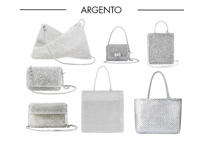 ARGENTO(シルバー)カラーバッグ