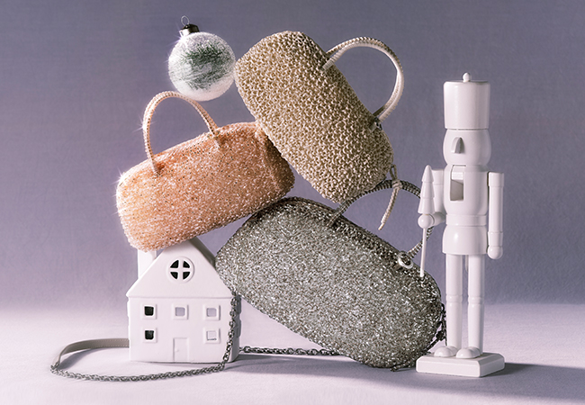 コンフェット/ミディアム/ファンゴカーキシルバー,コンフェット/スモール/パウダリーピンクゴールド,コンフェット/スモール/マットホワイト