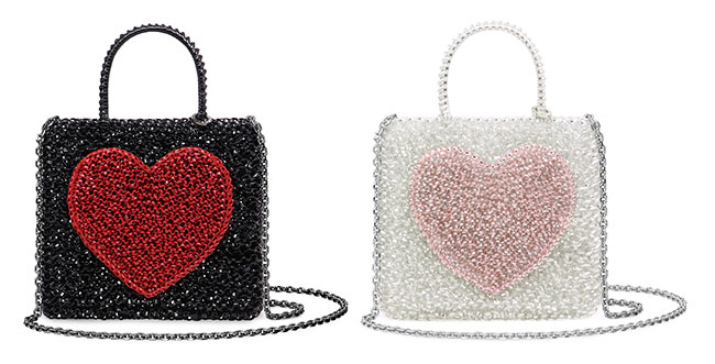 クオーリ/エナメルブラック×エナメルレッド、クオーリ/ホワイトシルバー×フラミンゴシルバー