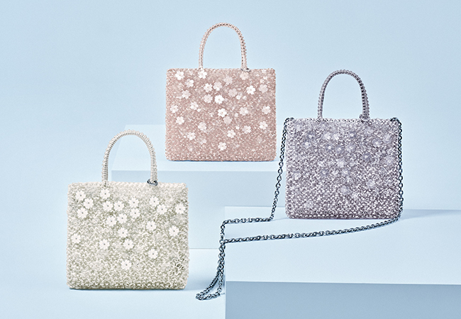 サクラ/スクエア スモール/オーロラホワイト,サクラ/スクエア スモール/パウダリーピンクシルバー,サクラ/スクエア スモール/ラベンダーシルバー