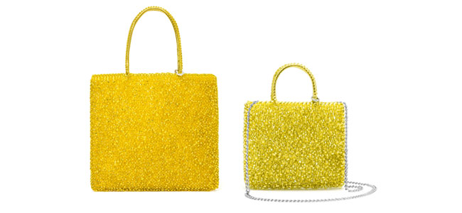 スタンダード ミニアトゥーラ/マスタードイエロー,スタンダード/スクエア ミディアム(Dリング付き)/マスタードイエロー