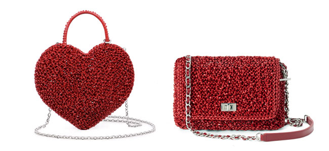 ルッケット/横長/ミディアム/エナメルレッド,クオーリ/エナメルレッド