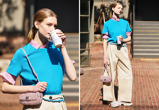 ルッケット II/シリンダー スモール/フラミンゴシルバー