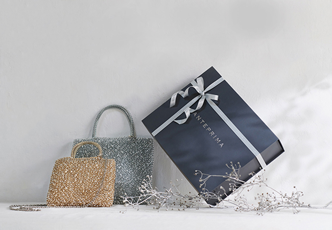 スタンダード ミニアトゥーラ シルバーゴールド,スタンダード スクエア ミディアム(Dリング付き) シルバー