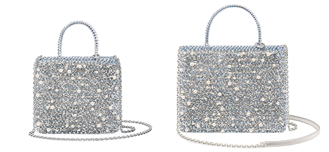 ペルラ グリッター/スクエア スモール/ブルーシルバー,ペルラ グリッター/スクエア ミディアム/ブルーシルバー