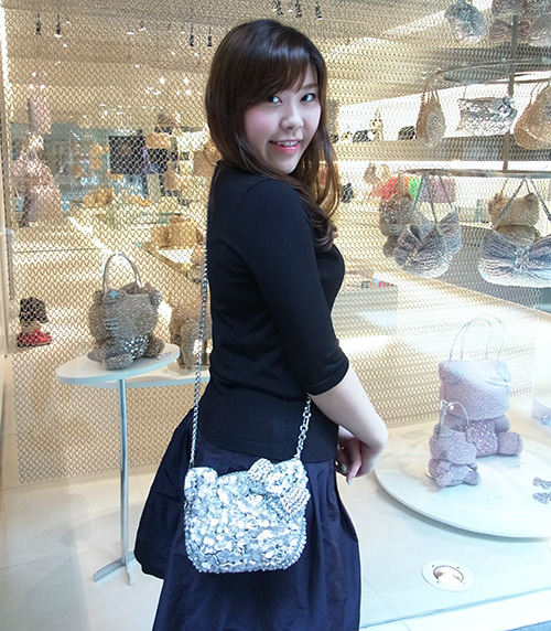 アンテプリマ バッグ レディース ワイヤーバッグ キティコラボ PVC  