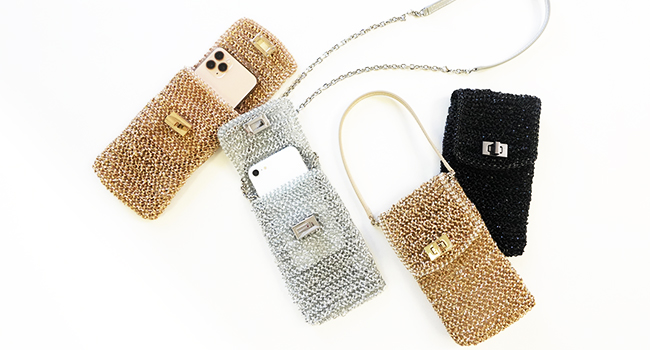 ルッケット ルレックス/フラットショルダー/パウダリーピンクゴールド、シルバー、シルバーゴールド、エナメルブラック