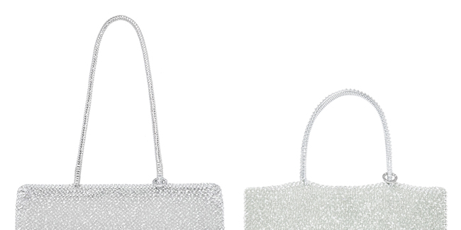 スタンダード ソフィア/ミディアム/シルバー,スタンダード/スクエア ラージ/シルバー