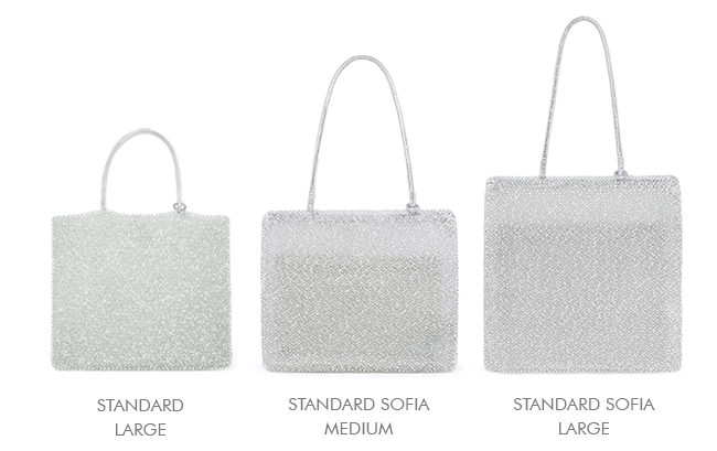 スタンダード/スクエア ラージ/シルバー,スタンダード ソフィア/ミディアム/シルバー,スタンダード ソフィア/ラージ/シルバー