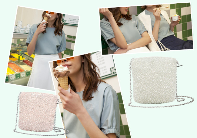 セッキオ スティローゾ/パウダリーピンクシルバー、セッキオ スティローゾ/オーロラホワイト