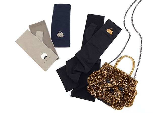 トイ・プードルモチーフUVケアフィンガーレスロンググローブ/ブラック,トイ・プードルモチーフUVケアフィンガーレスショートグローブ/ネイビー,トイ・プードルモチーフUVケアフィンガーレスショートグローブ/グレージュ,アニマーレ/ドッグ/スクエア スモール/ブロンズ