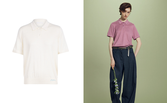 ディアマンテ FW26/トップス/アイボリー,ディアマンテ FW26/トップス/オーキッド