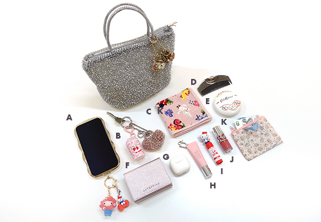 コッパ/スモール/シルバー,ミカ ニナガワ/バッグチャーム/パウダリーピンクゴールド,ミカ ニナガワ/バッグチャーム/シャンパンマルチ,サフィアーノ ベッロ/三つ折りウォレット/パウダリーピンク,クオーリ/バッグチャーム/フラミンゴシルバー 