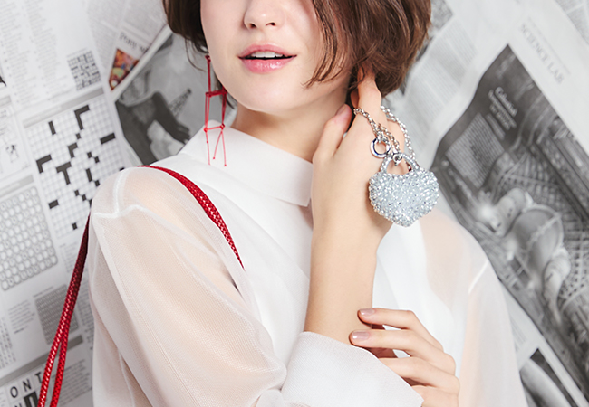 クオーリ/バッグチャーム/シルバー