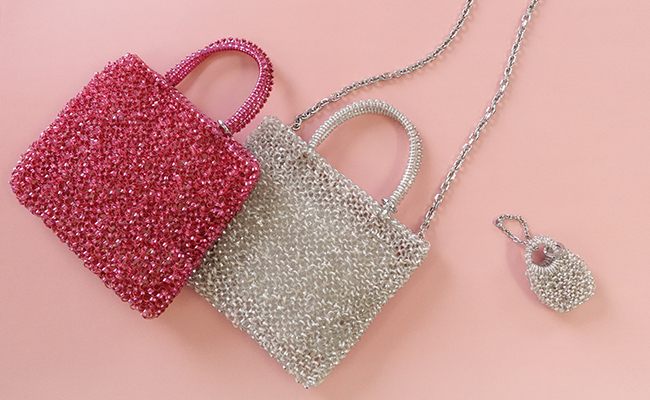 スタンダード ミニアトゥーラ/フクシアピンク、パウダリーピンクシルバー,スタンダード ワイヤーキー/ラウンド/パウダリーピンクシルバー