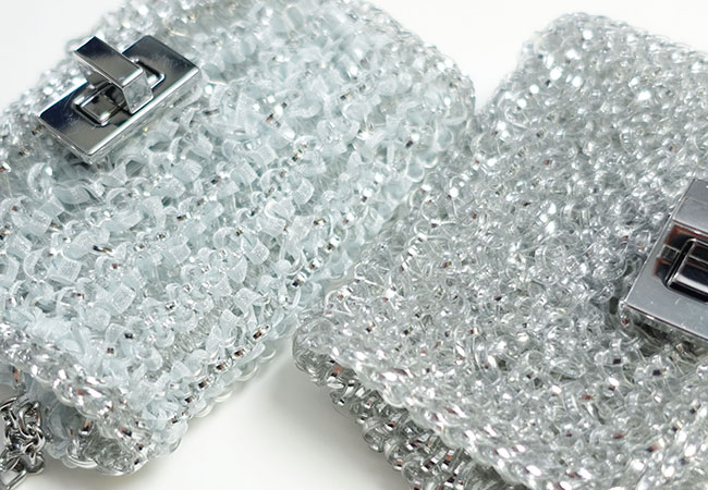 オルガンザ/マイクロバッグ/シルバー