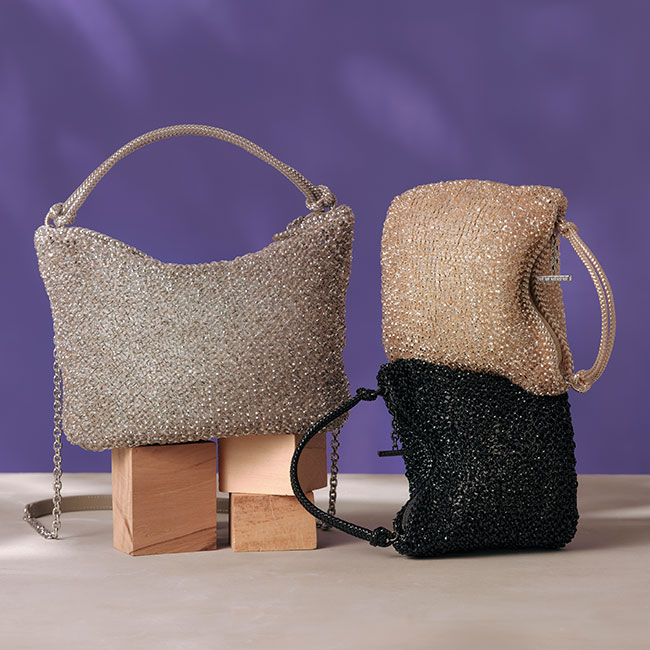 ノード II /ミディアム/カーキシルバー、ノード II /スモール/シルバーゴールド,エナメルブラック