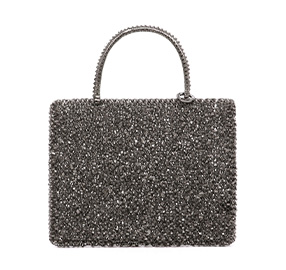 cocomaroさまの予約専用ページ　アンテプリマ風 ビーズ　黒パーティーバッグ アンテプリマ】自分だけの特別なカスタマイズ ワイヤーバッグ【公式