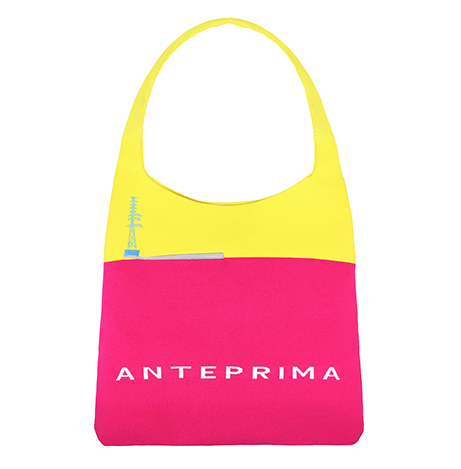 タカヒロ イワサキ/ニットバッグ/フクシアピンク