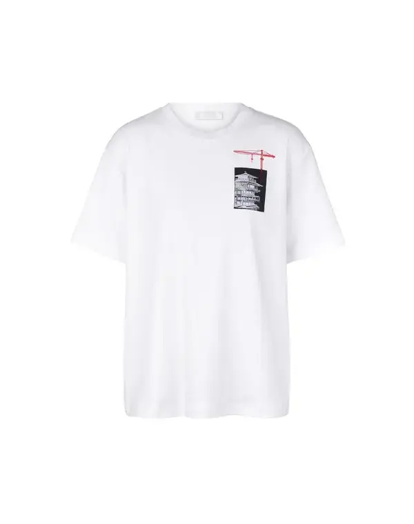 イワサキ モティーヴォTシャツ(リラックス)/S/ホワイト【一部店舗先行販売商品】