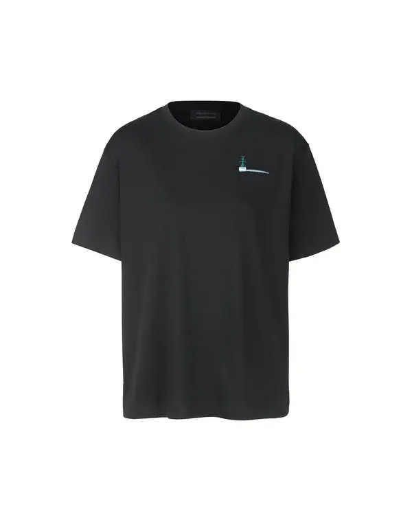 イワサキ アイコンTシャツ(リラックス)/M/ブラック【一部店舗先行販売商品】