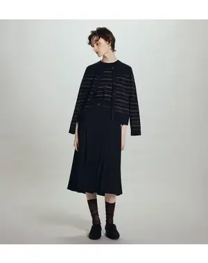 スケル リーゲ/カーディガン/M/ブラック【一部店舗先行販売商品】