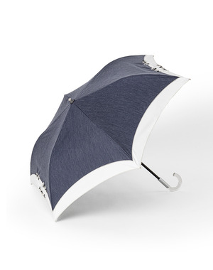 プレイングカードモチーフ晴雨兼用折りたたみ傘/ネイビー