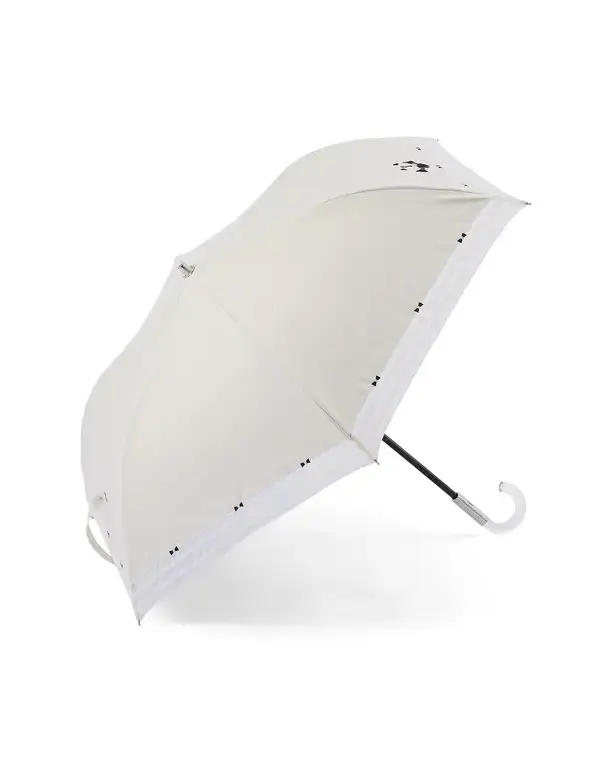 ペアパンダモチーフ晴雨兼用折りたたみ傘/クリーム