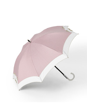 プレイングカードモチーフ晴雨兼用スライドショート傘/ピンク