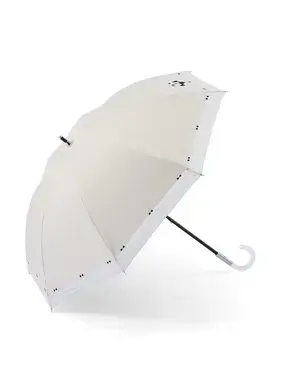 ペアパンダモチーフ晴雨兼用スライドショート傘/クリーム