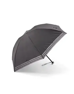 ペアパンダモチーフ晴雨兼用ミニ傘/チャコールグレー