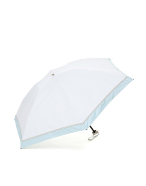 バイカラー 晴雨兼用ミニ傘/ホワイト