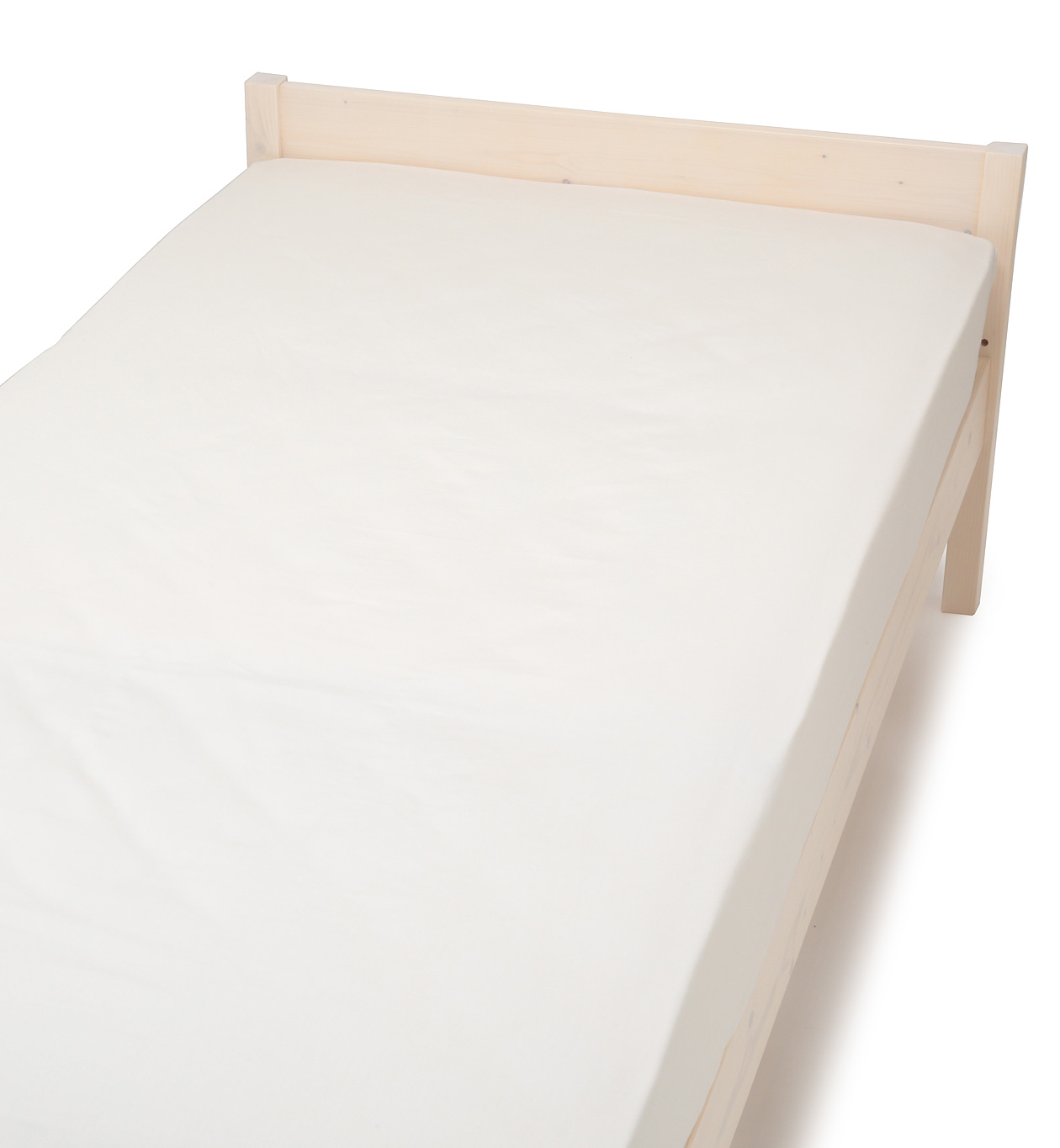 モノコローレ ボックスシーツ シングル アイボリー アンテプリマ オンラインストア 新規会員登録で５００ポイントプレゼント