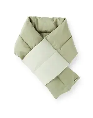 差込みダウンマフラー/カーキ