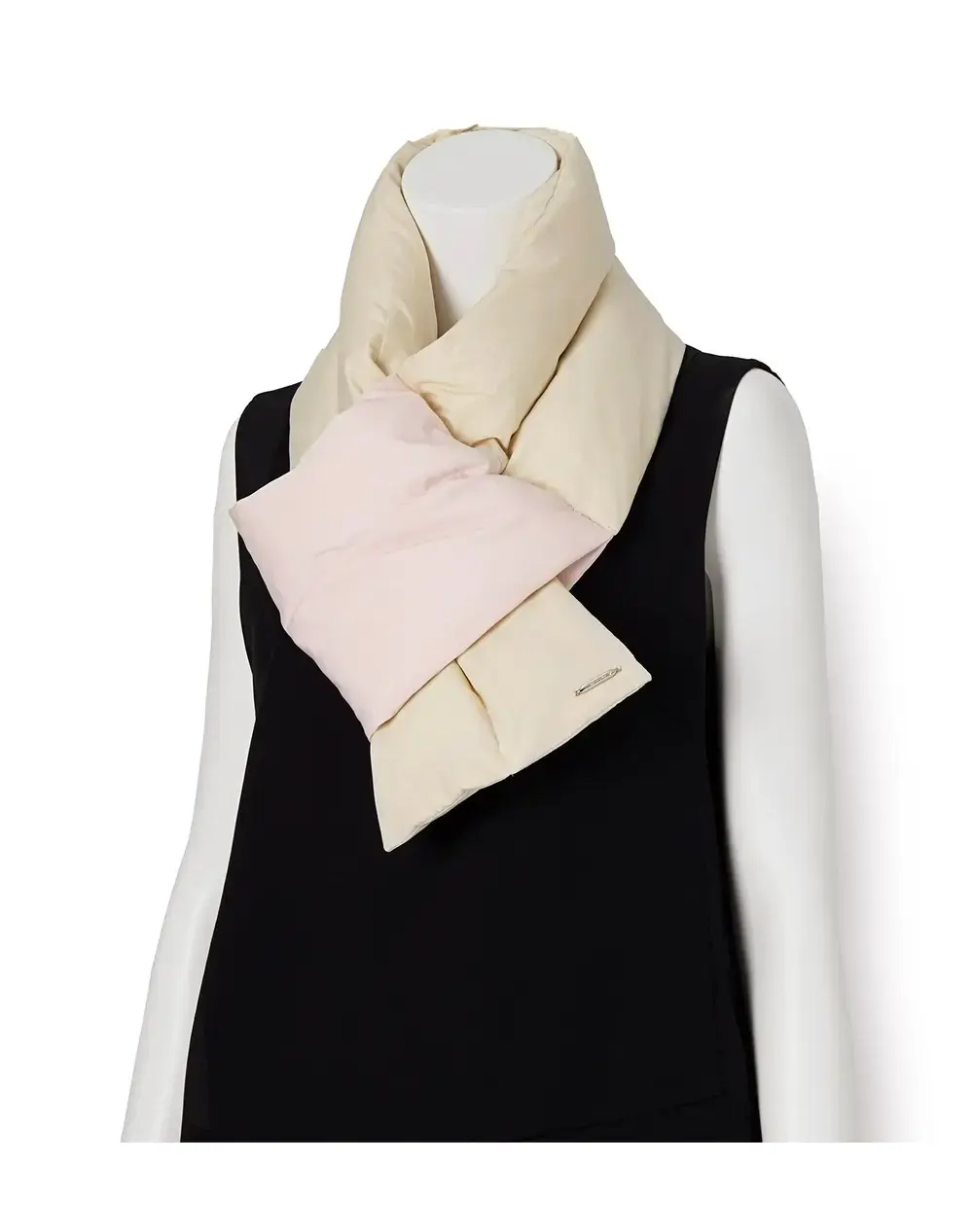 差込みダウンマフラー/ピンク