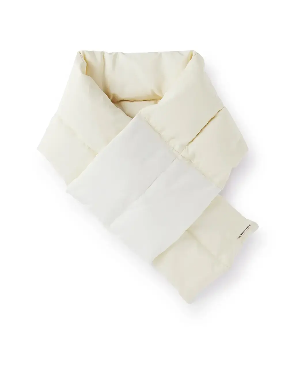 差込みダウンマフラー/オフホワイト