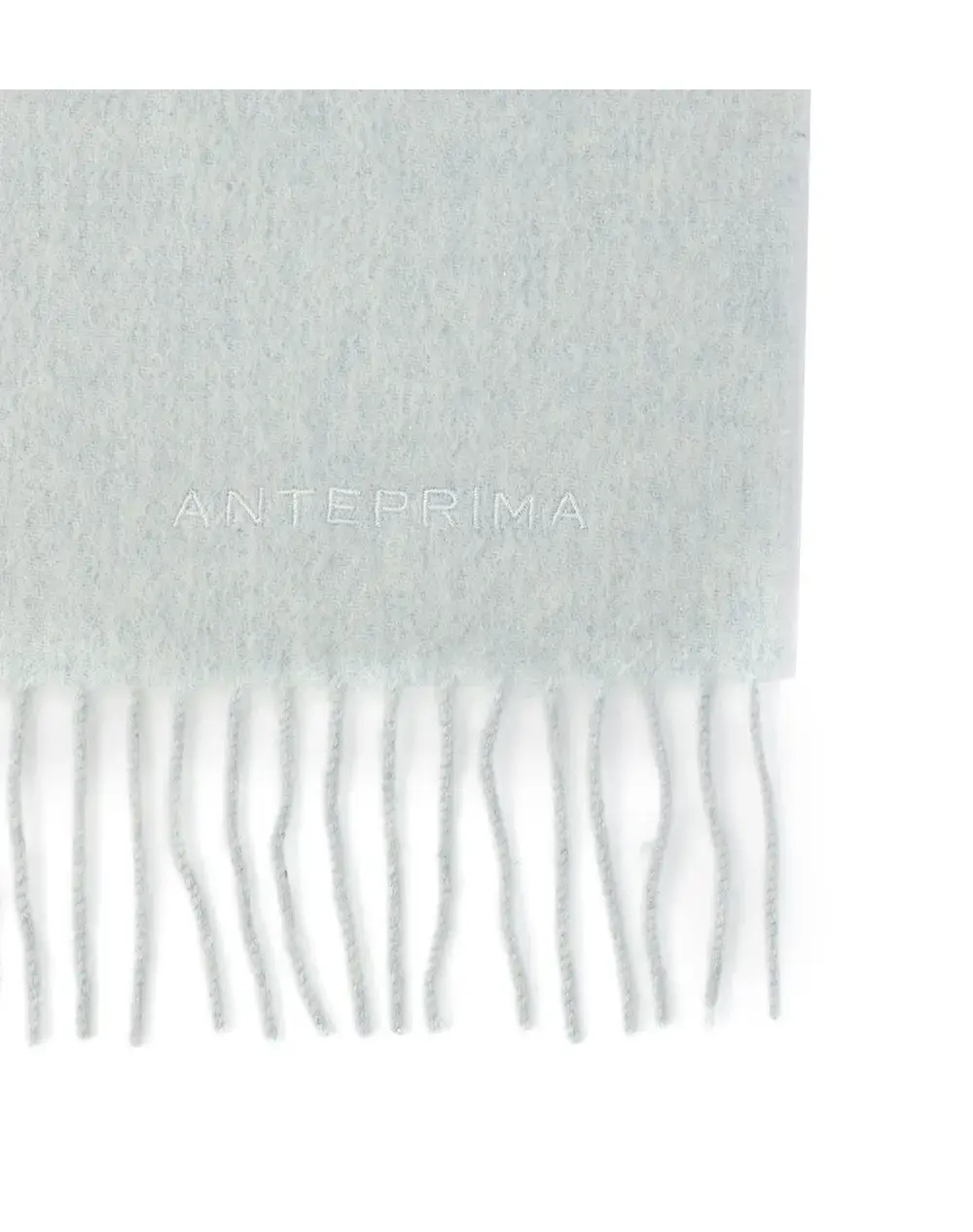 ラメ入りカシミヤウールマフラー/ペールグリーン