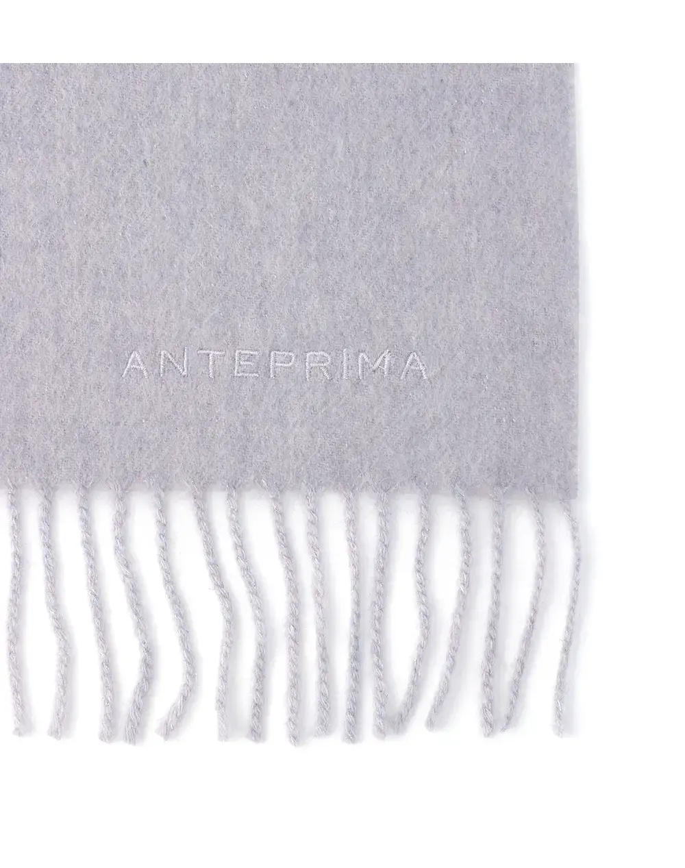 ラメ入りカシミヤウールマフラー/ペールパープル