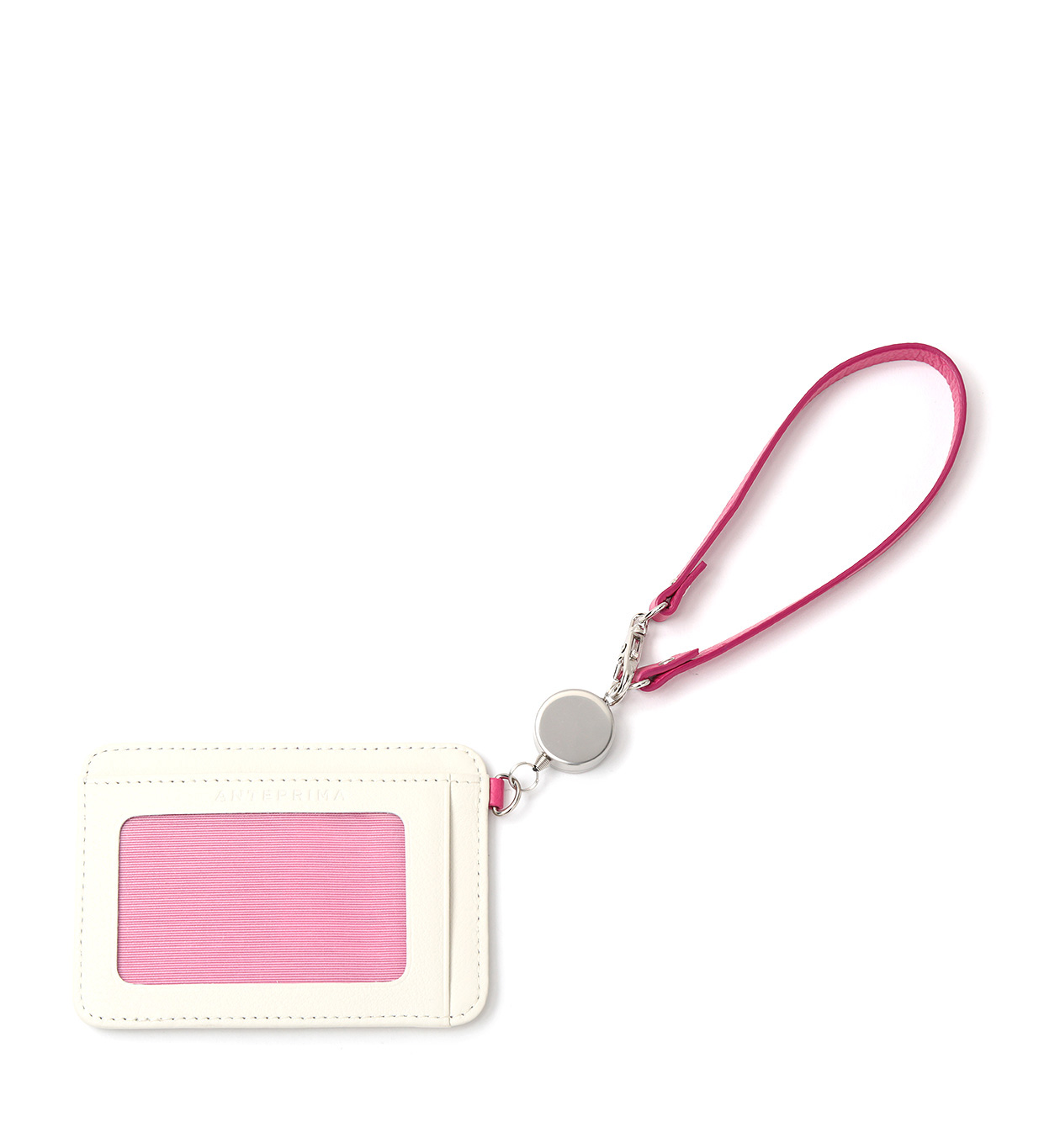 パンダ リール式パスケース ピンク 公式 アンテプリマ オンラインストア 新規会員登録で５００ポイントプレゼント