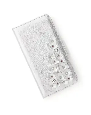 マッツェット小物/iPhone 14 Pro ケース/シルバー