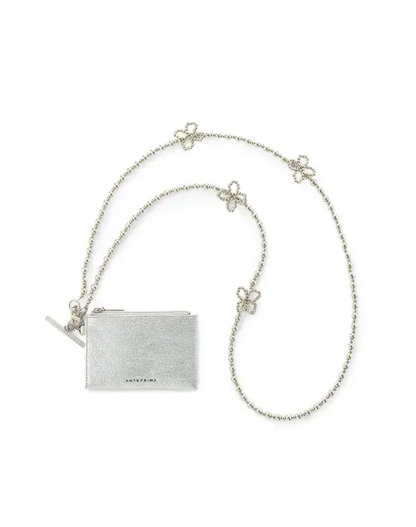 ティノ/マルチケース付きフォンタブロングストラップ/シルバー