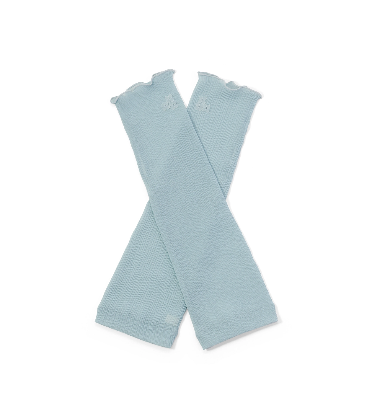 フィオーリモチーフ付きフィンガーレスロンググローブ/ライトブルー