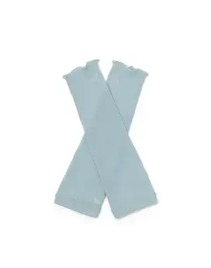 フィオーリモチーフ付きフィンガーレスロンググローブ/ライトブルー