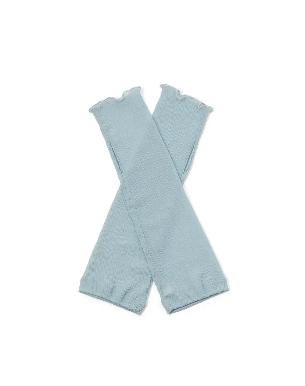 フィオーリモチーフ付きフィンガーレスロンググローブ/ライトブルー