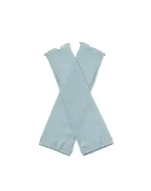 フィオーリモチーフ付きフィンガーレスロンググローブ/ライトブルー