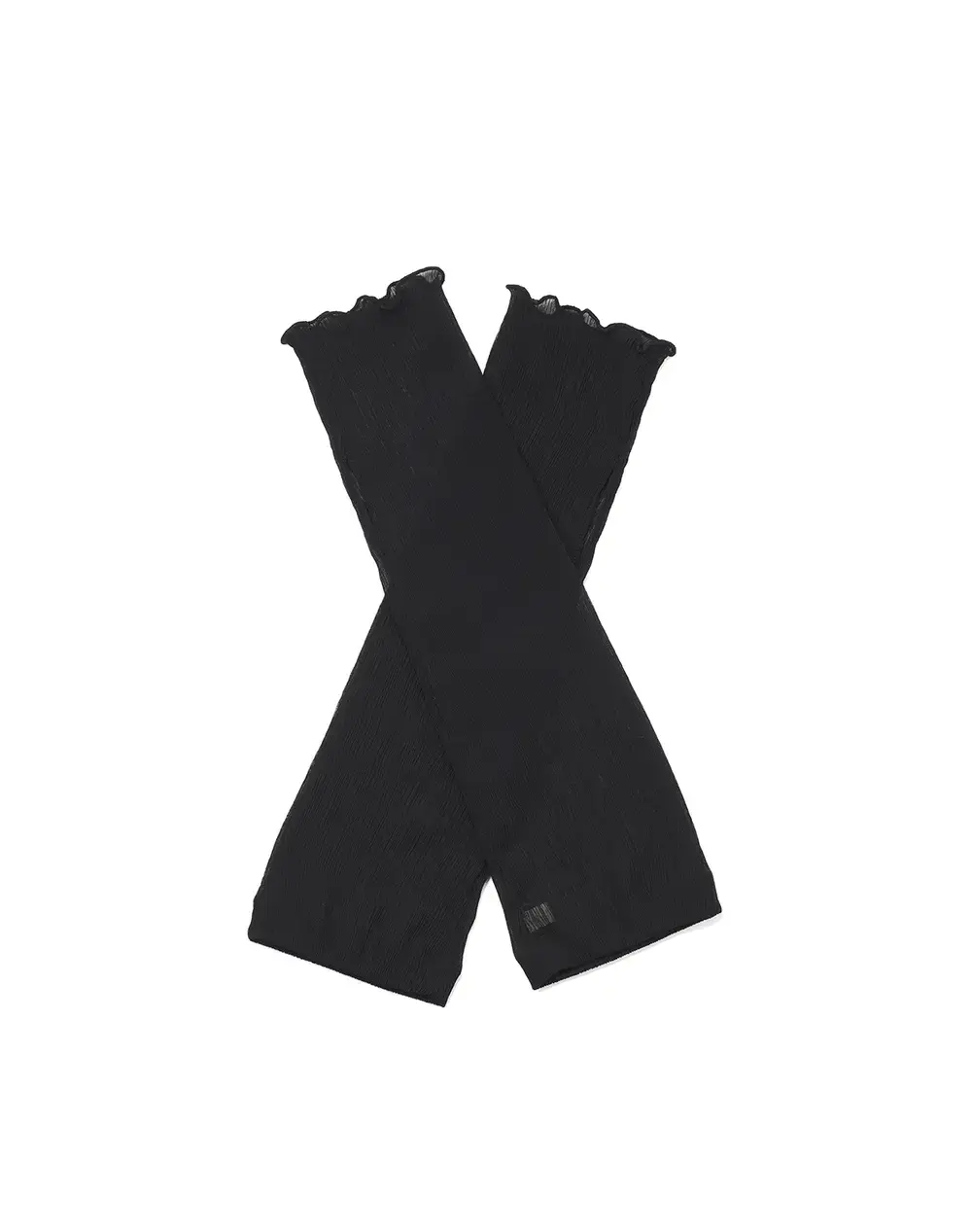 フィオーリモチーフ付きフィンガーレスロンググローブ/ブラック