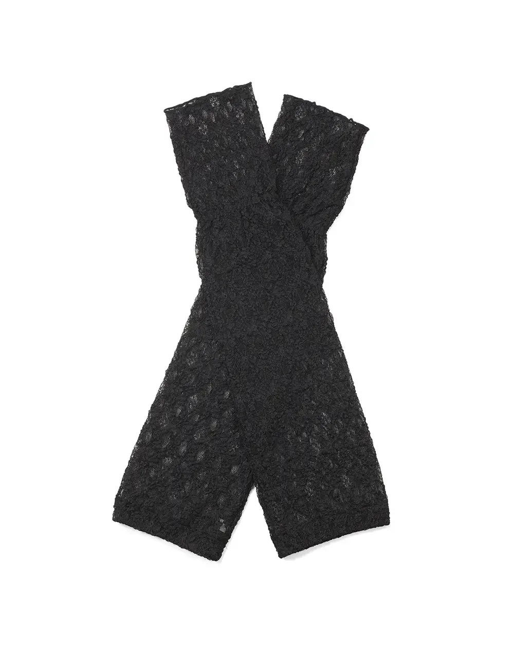 フィオーリモチーフ付きレースアームカバー/ブラック